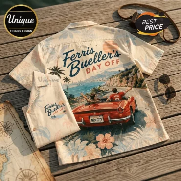 Ferris Bueller’s Day Off Movie Theme Hawaiian Shirt