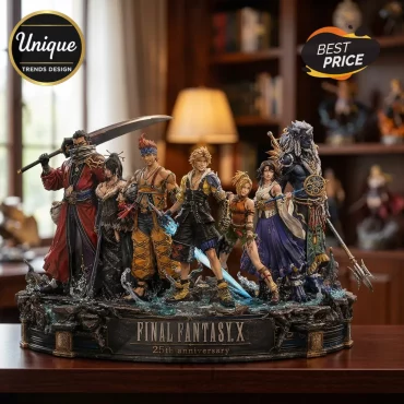 Final Fantasy X 25th Anniversary Tidus Yuna Cast Collectible Acrylic Plaque