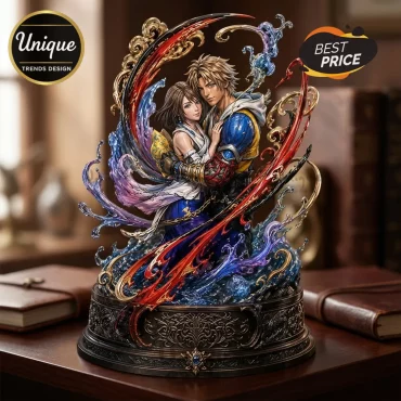 Final Fantasy X 25th Anniversary Tidus Yuna Collectible Custom Acrylic Plaque