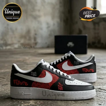 Future x The Real Me Signature Custom Air Force 1  Shoes