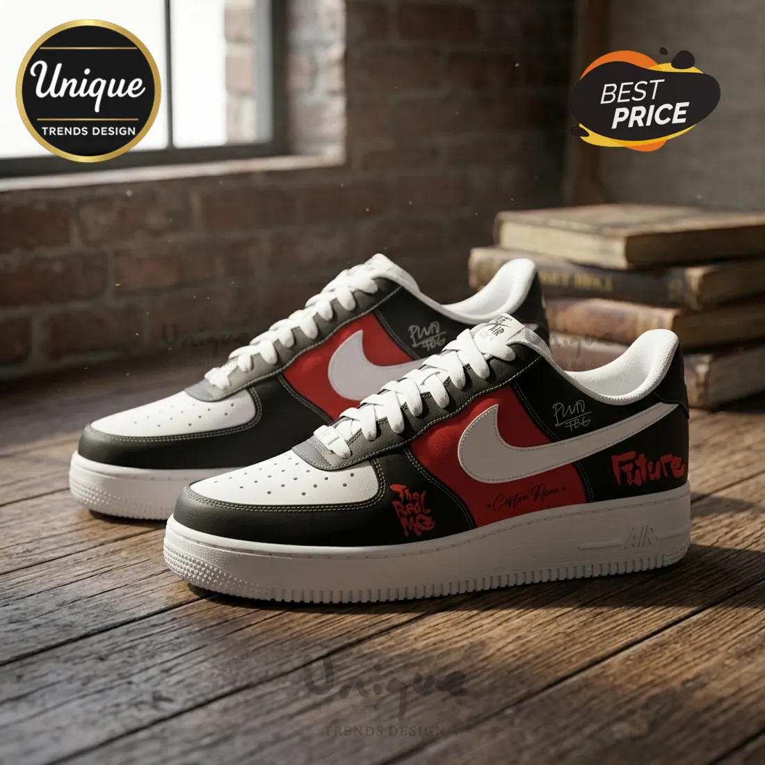 Future x The Real Me Signature Custom Air Force 1 Shoes Future x The Real Me Signature Custom Air Force 1 Shoes