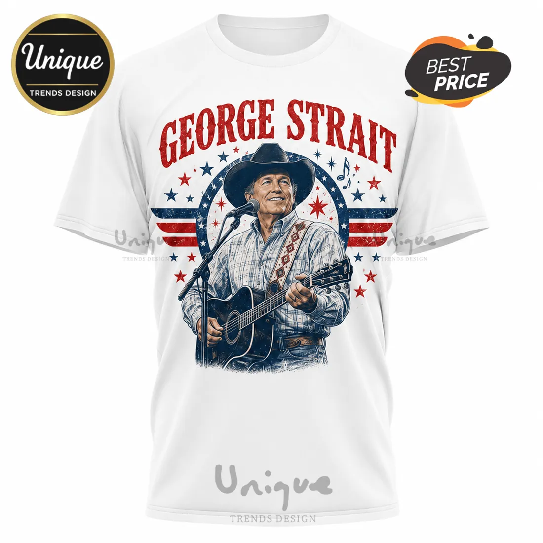 George Strait America 1776-2026 Freedom T-Shirt George Strait America 1776-2026 Freedom T-Shirt