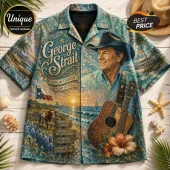 George Strait Texas Legend Limited Edition Hawaiian Shirt