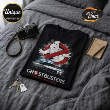Ghostbusters Ecto-1 Black T-Shirt