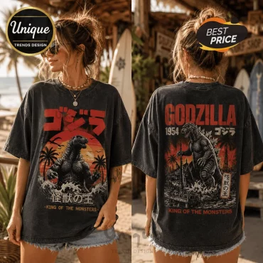 Godzilla King of the Monsters Washed T-Shirt
