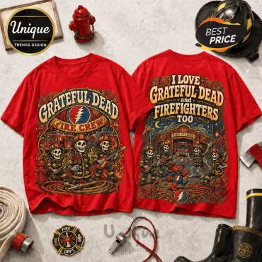 Grateful Dead Firefighter Red T-Shirt