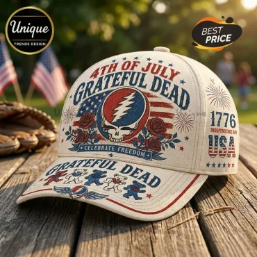 Grateful Dead x 4th of July 1776 Independence Day Baseball Cap Grateful Dead x 4th of July 1776 Independence Day Baseball Cap