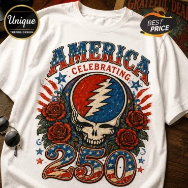 Grateful Dead x America 1776-2026 Anniversary 250 Years T-Shirt