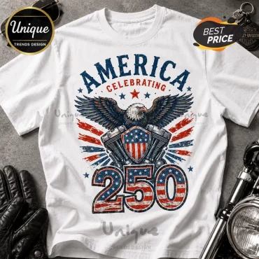 Harley-Davidson 250 Years of America 1776-2026 Anniversary T-Shirt