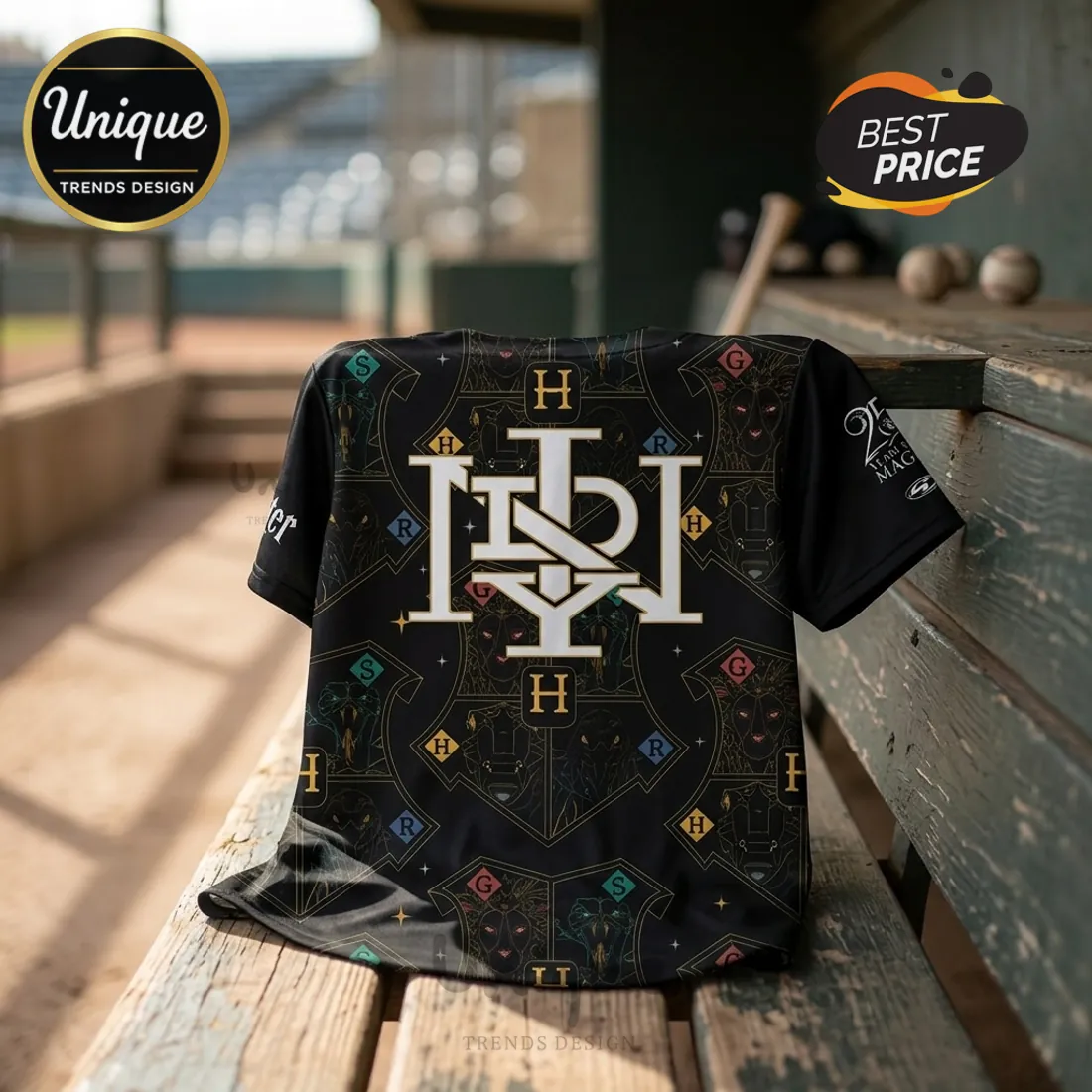 Harry Potter x Cleveland Guardians 2026 Black Baseball Jersey Harry Potter x Cleveland Guardians 2026 Black Baseball Jersey