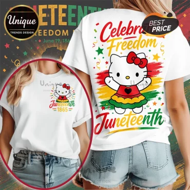 Hello Kitty x Juneteenth Freedom Day 2026 T-Shirt