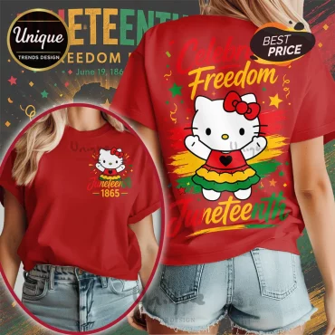 Hello Kitty x Juneteenth Freedom Day 2026 T-Shirt