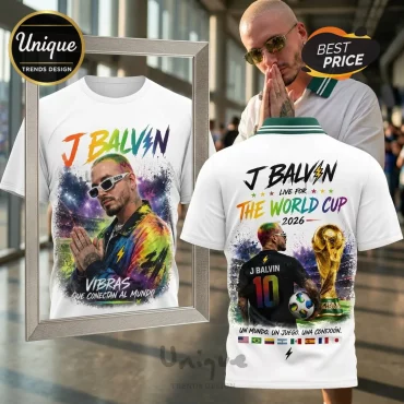 J Balvin World Cup 2026 Live For The World Cup Graphic T-Shirt