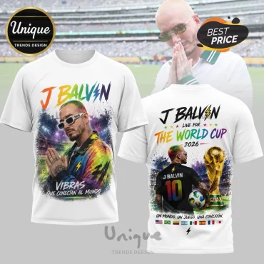 J Balvin World Cup 2026 Live For The World Cup Graphic T-Shirt