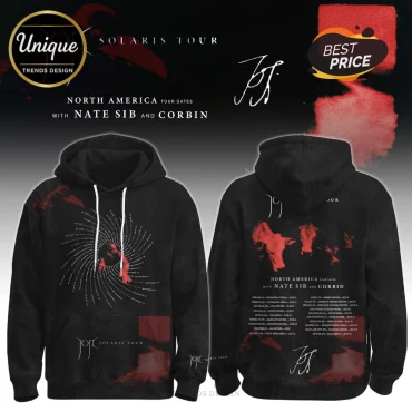 Joji x Solaris Tour North America 2026 Black Hoodie
