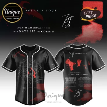 Joji x Solaris Tour North America Concert Tour Limited Edition Baseball Jersey