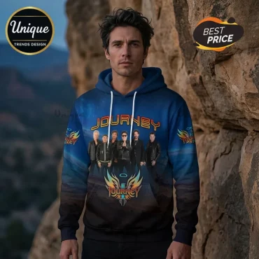 Journey Final Frontier Tour 2026 Band Memorabilia Hoodie