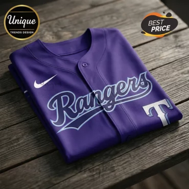 K-Pop Demon Hunters x Texas Rangers 2026 Limited Edition Purple Baseball Jersey