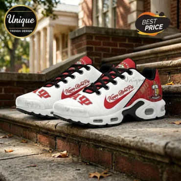 Kappa Alpha Psi 1911 Crimson and White Athletic Air Max Running Sport Shoes