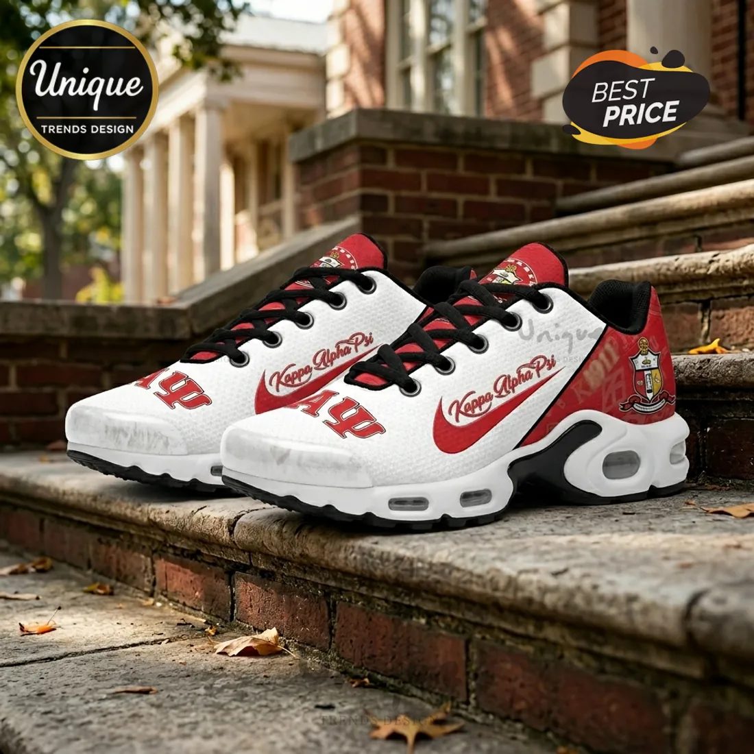 Kappa Alpha Psi 1911 Crimson and White Athletic Air Max Running Sport Shoes Kappa Alpha Psi 1911 Crimson and White Athletic Air Max Running Sport Shoes