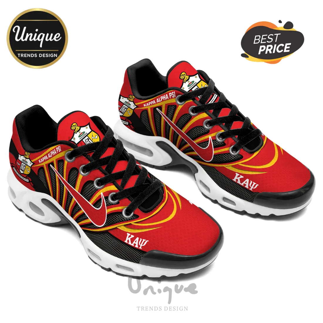 Kappa Alpha Psi Fraternity Crest Edition Air Max TN-Sneakers Kappa Alpha Psi Fraternity Crest Edition Air Max TN-Sneakers