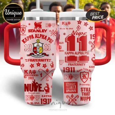 Kappa Alpha Psi Stainless Steel 40oz Tumbler with Handle