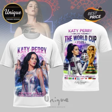 Katy Perry Live for the FIFA World Cup 2026 Wide Awake T-Shirt