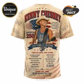 Kenny Chesney America 250 Patriotic American Flag Country Music T-Shirt