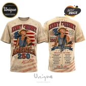 Kenny Chesney America 250 Patriotic American Flag Country Music T-Shirt