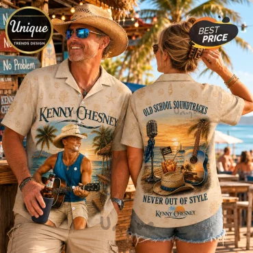 Kenny Chesney Old School Soundtracks Hawaiian Shirt Kenny Chesney Old School Soundtracks Hawaiian Shirt
