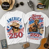 Kenny Chesney x America 250 Celebrating 1776-2026 Graphic T-Shirt