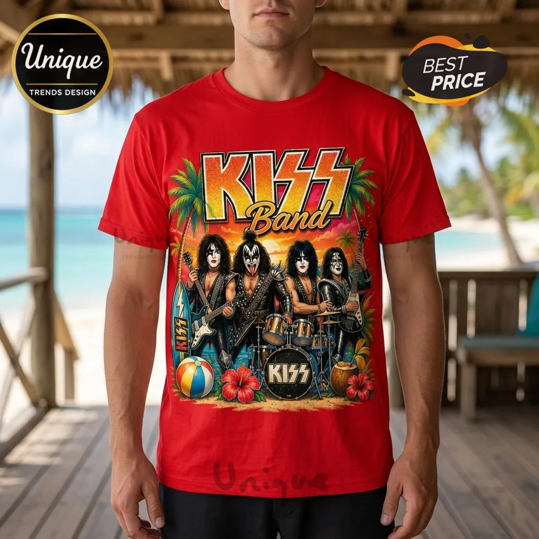 KISS Band Red Limited Edition T-Shirt 2026 KISS Band Red Limited Edition T-Shirt 2026