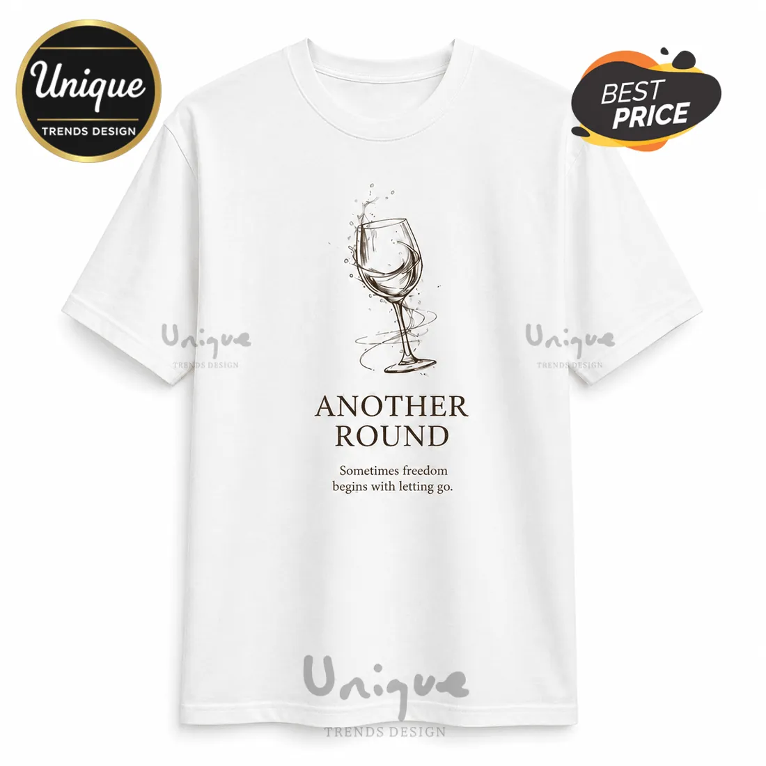 Life Is Not A Rehearsal White Cotton T-Shirt Life Is Not A Rehearsal White Cotton T-Shirt
