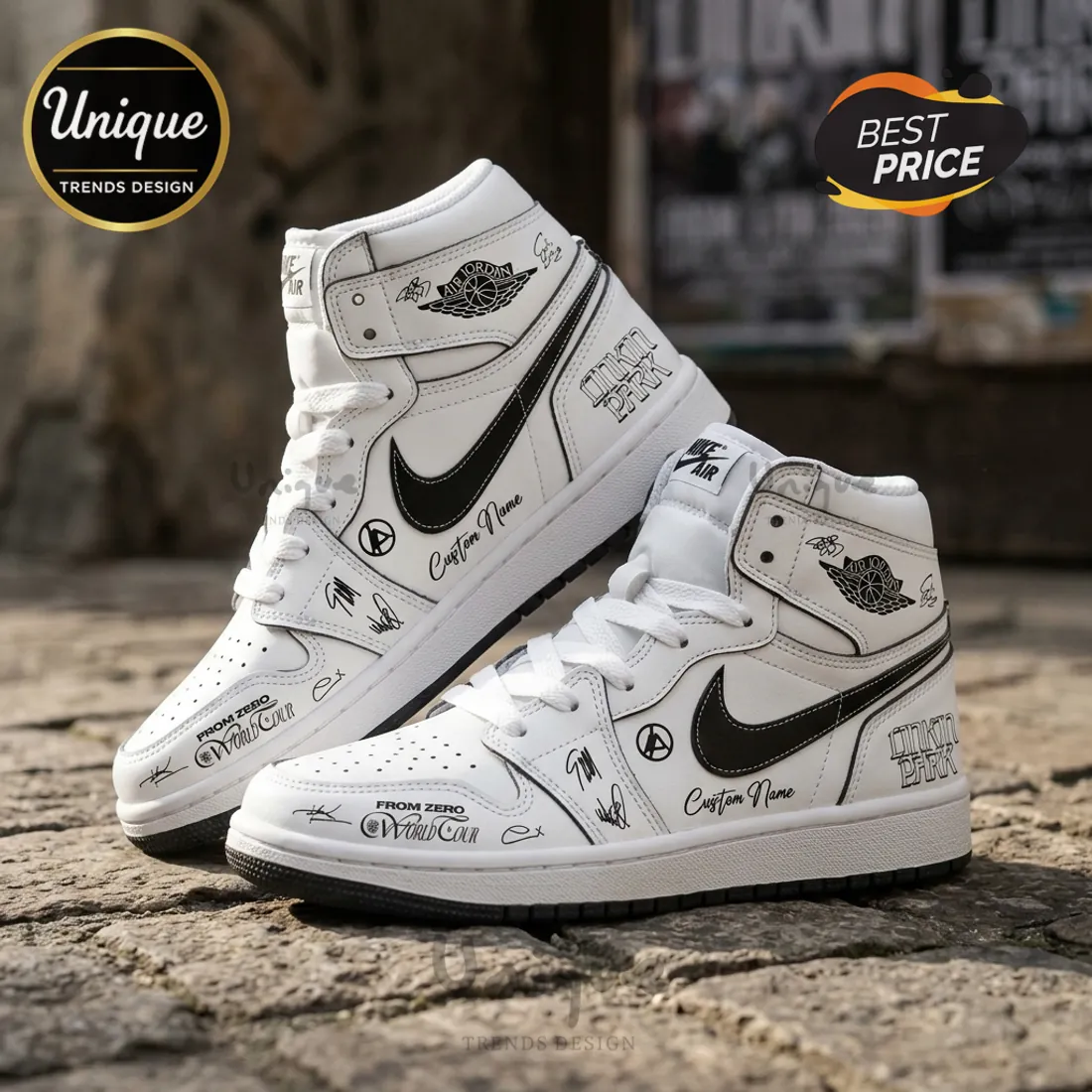 Linkin Park From Zero World Tour Limited Edition Signature Air Jordan Hightop Linkin Park From Zero World Tour Limited Edition Signature Air Jordan Hightop
