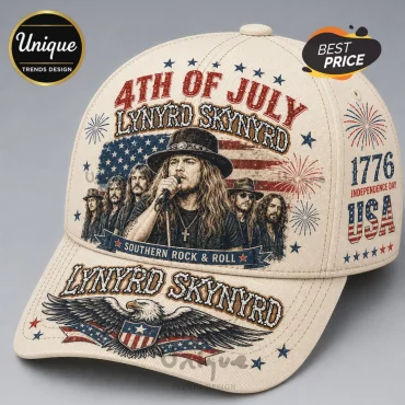 Lynyrd Skynyrd 4th of July 1776 Independence Day Baseball Cap