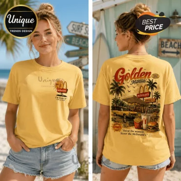McDonalds Golden Moments Premium Yellow T-Shirt