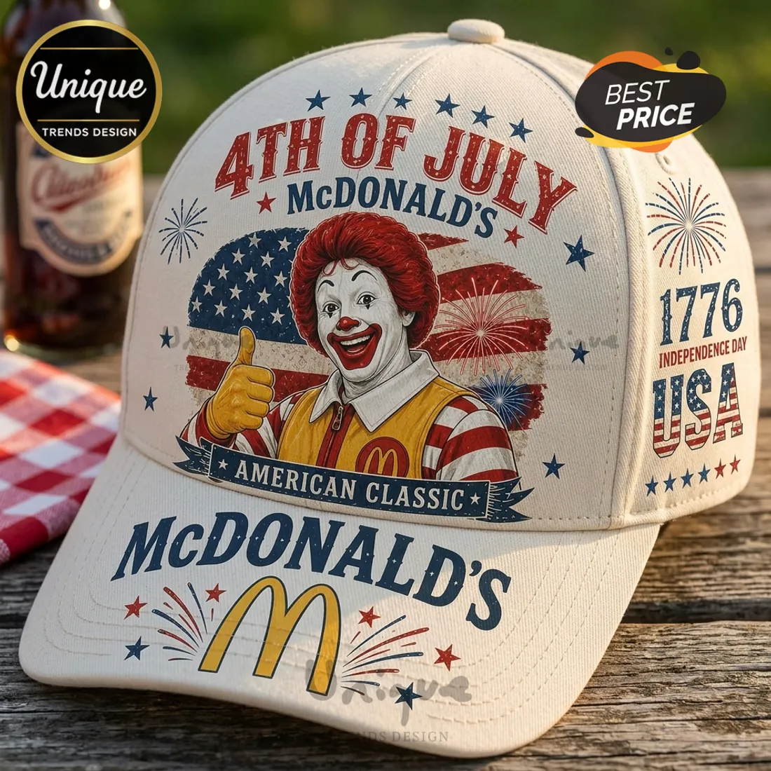 McDonald’s x 4th of July Independence Day Baseball Cap McDonald’s x 4th of July Independence Day Baseball Cap