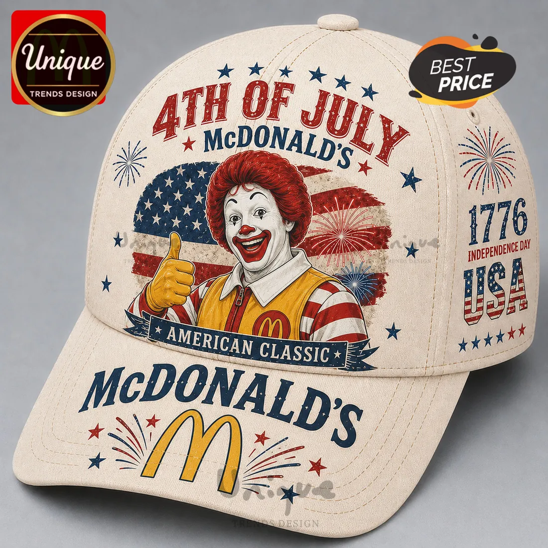 McDonald’s x 4th of July Independence Day Baseball Cap McDonald’s x 4th of July Independence Day Baseball Cap