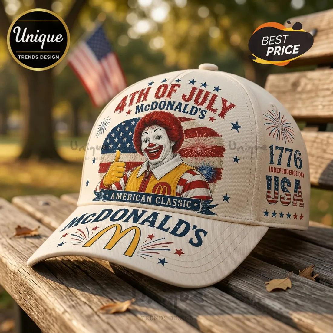 McDonald’s x 4th of July Independence Day Baseball Cap McDonald’s x 4th of July Independence Day Baseball Cap