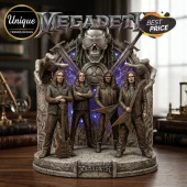 Megadeth Vic Rattlehead Collectible 3D LED Acrylic Block Plaque