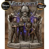 Megadeth Vic Rattlehead Collectible 3D LED Acrylic Block Plaque