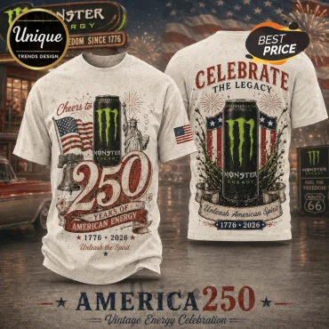 Monster Energy America 250th Anniversary Celebration T-Shirt