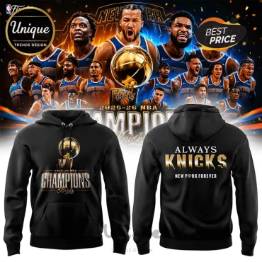 New York Knicks 2025-26 NBA Champions Commemorative Black Hoodie