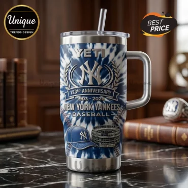 New York Yankees 123rd Anniversary 1903-2026 YETI Stanley Tumbler