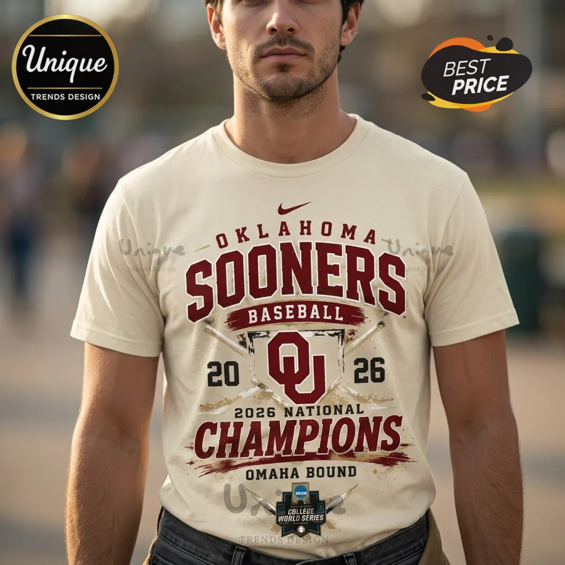Oklahoma Sooners 2026 National Champions Baseball T-Shirt Oklahoma Sooners 2026 National Champions Baseball T-Shirt