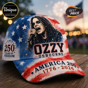 Ozzy Osbourne America 250 Years of Freedom Baseball Cap