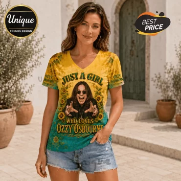 Ozzy Osbourne Crazy Train Sunflower T-Shirt