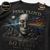 Pink Floyd 60 Years 1965-2025 Sonic Legacy Collectible Graphic T-Shirt