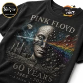 Pink Floyd 60 Years 1965-2025 Sonic Legacy Collectible Graphic T-Shirt