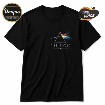 Pink Floyd Dark Side Of The Moon Celestial Prism Art Black Shirt